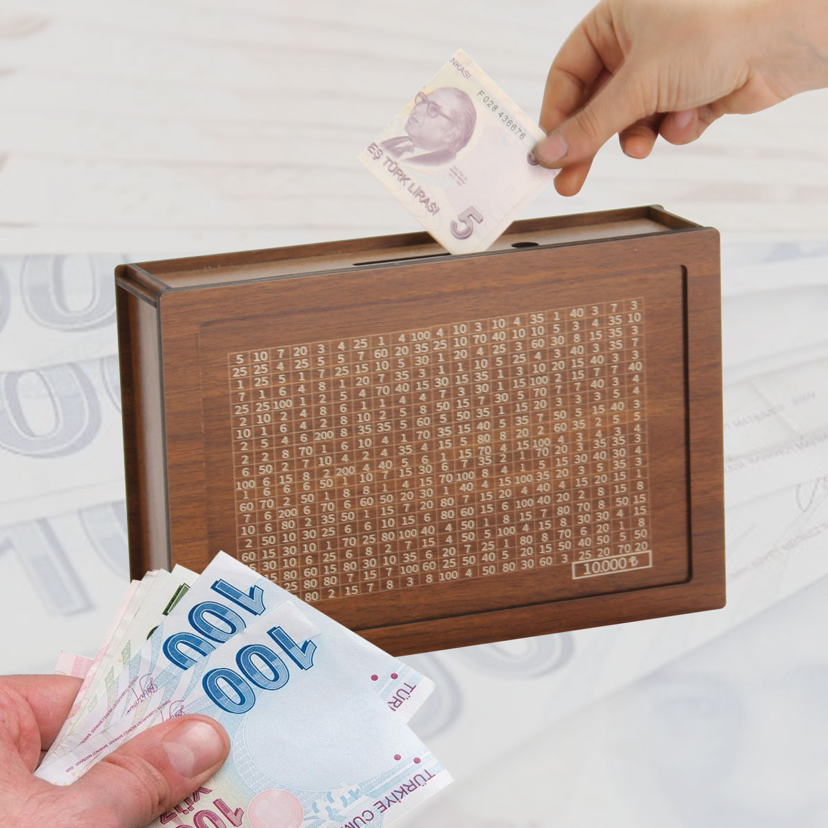 Ahşap Hedef Kumbara